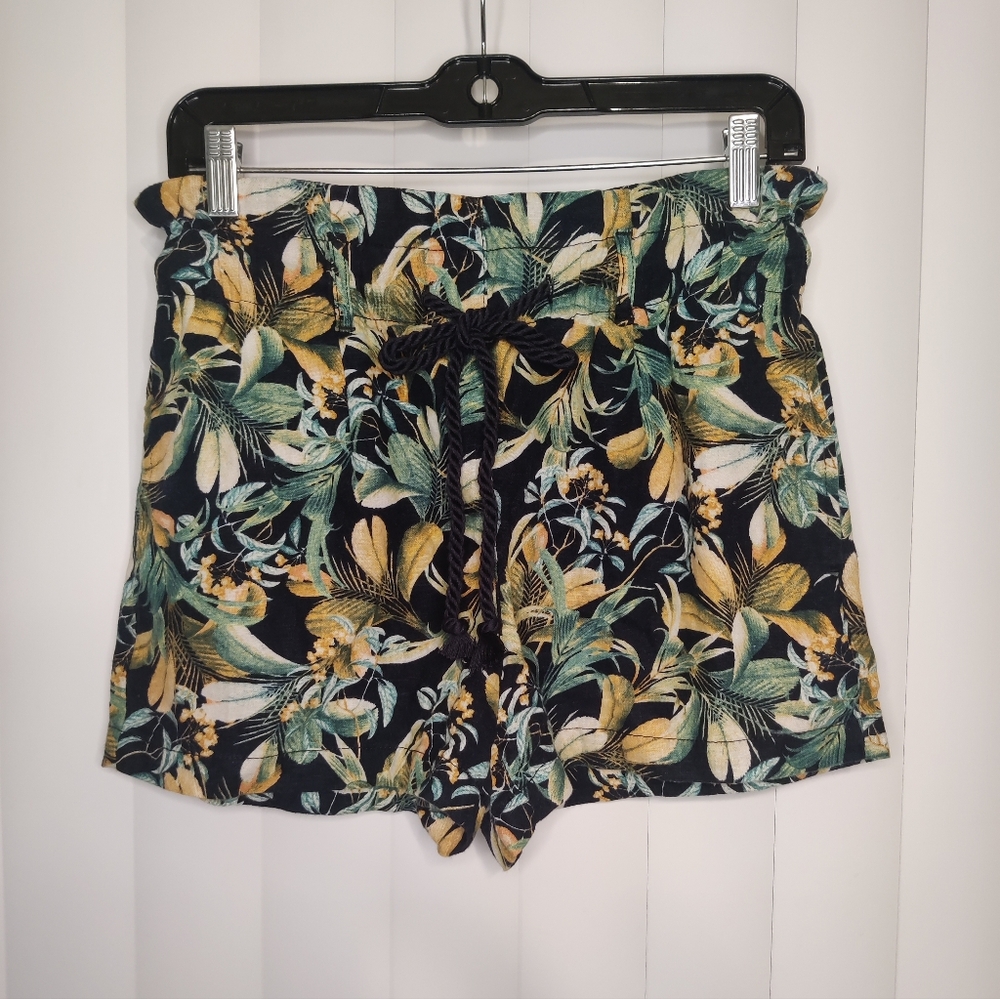 a.n.a Tropical Floral Shorts Women's Size Petite Small - Picture 1 of 3